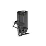 SPIRIT leg press machine with padded seat, footplate, and enclosed weight stack.