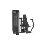SPIRIT leg extension machine with padded seat, adjustable leg pads, and weight stack.