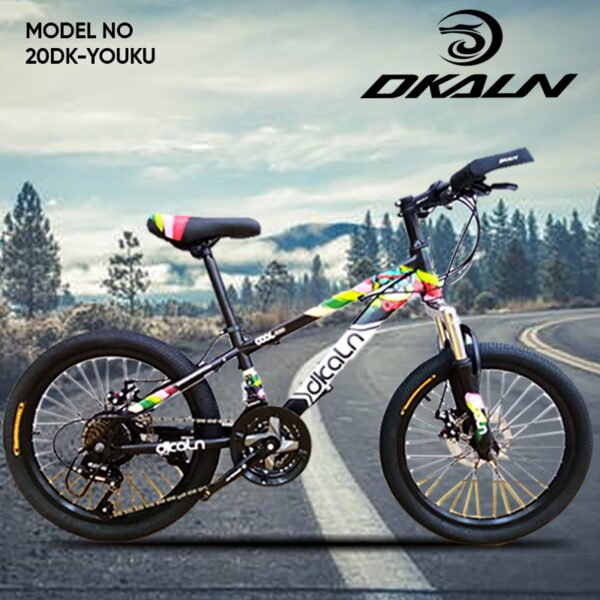 DKALN Taiwan Brand Bicycle 20 Inch High Carbon Steel Frame Mountain Bike Disc Brake YOUKU