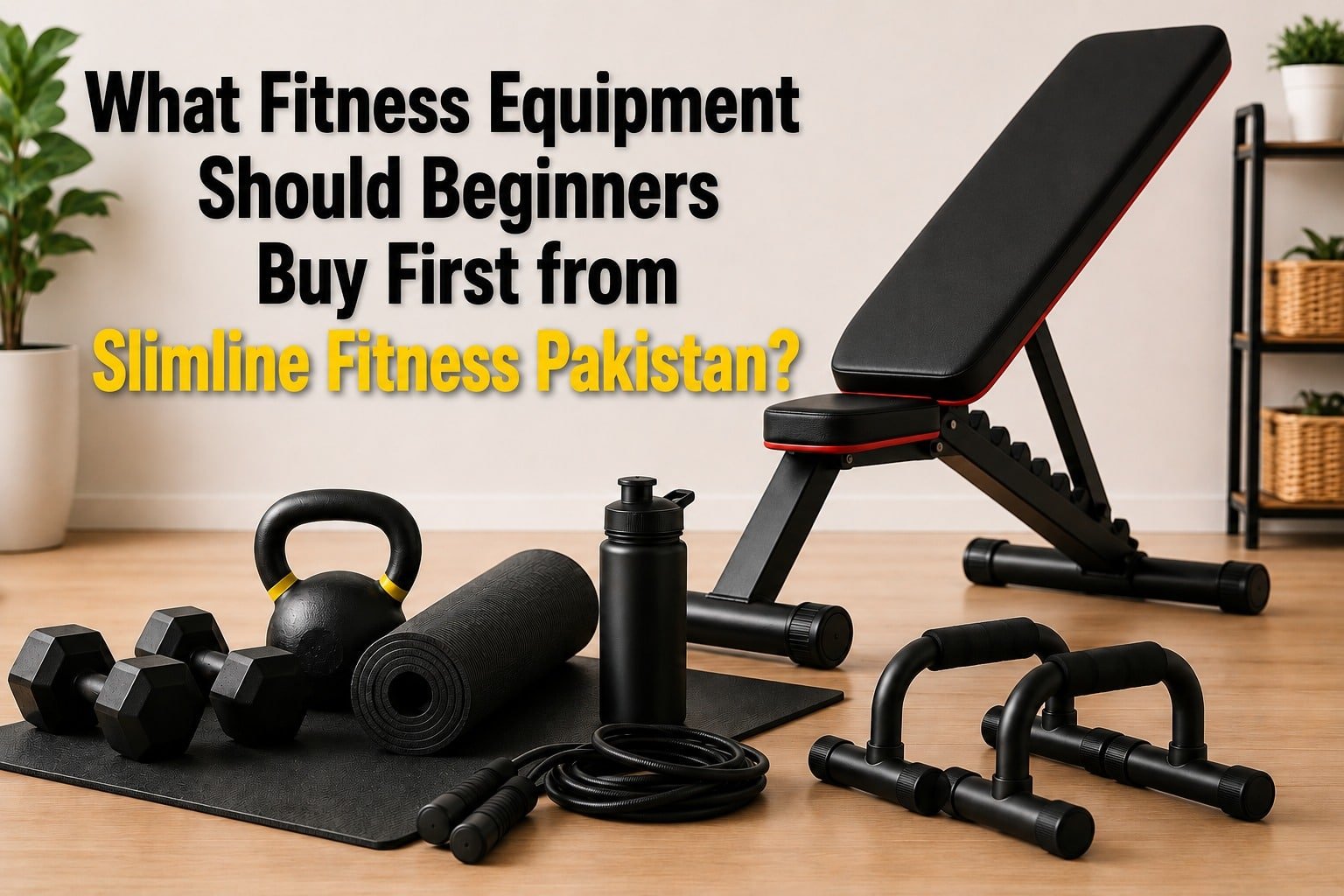What Fitness Equipment Should Beginners Buy First from Slimline Fitness Pakistan?